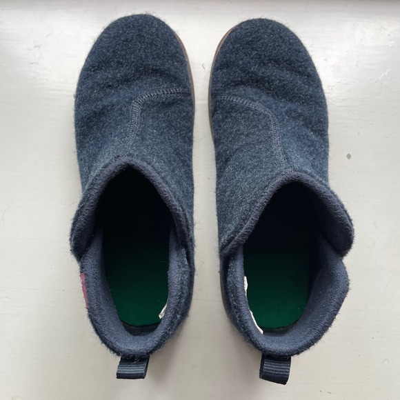 Chaco Revel Womens Sz US 8 EU 39 Felt Gym Sole Pull Slip On Chelsea Boots Blue - Picture 4 of 10